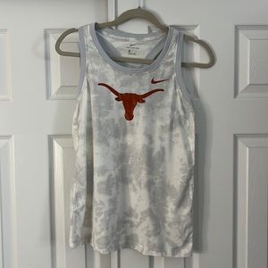 Nike, Texas Longhorns racer back tank top size small